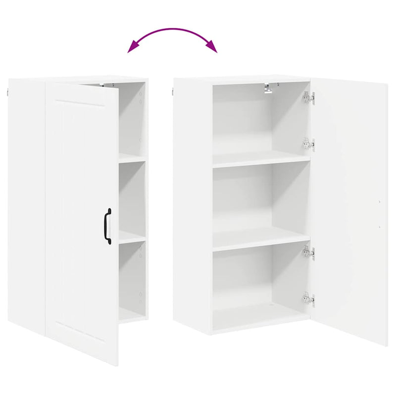 vidaXL Kitchen Cabinet High Gloss White 50 x 31 x 100 cm