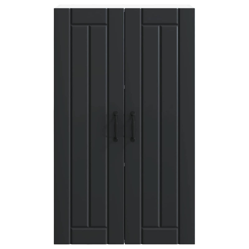 vidaXL Kitchen Cabinet Black 60 x 31 x 100 cm Engineered Wood