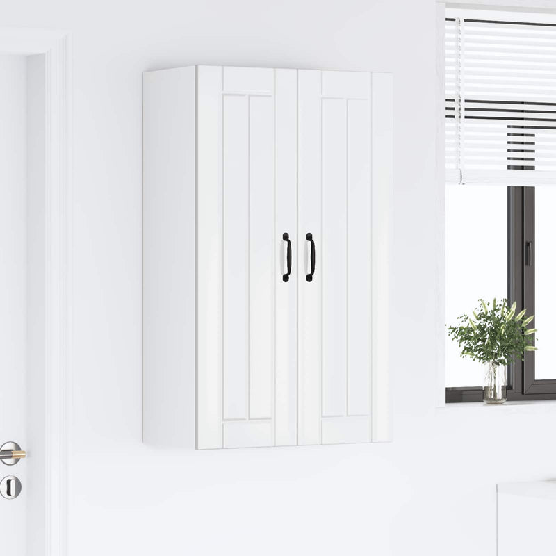 vidaXL Kitchen Cabinet High Gloss White 60 x 31 x 100 cm