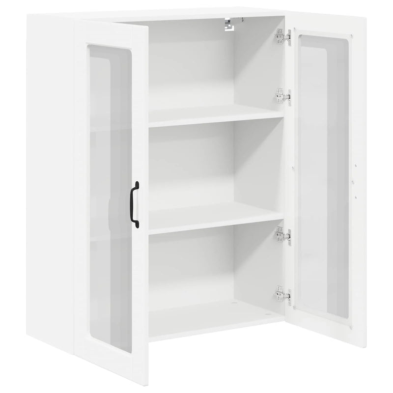 Kitchen Wall Cabinet Lucca High Gloss White 80 x 31 x 100 cm