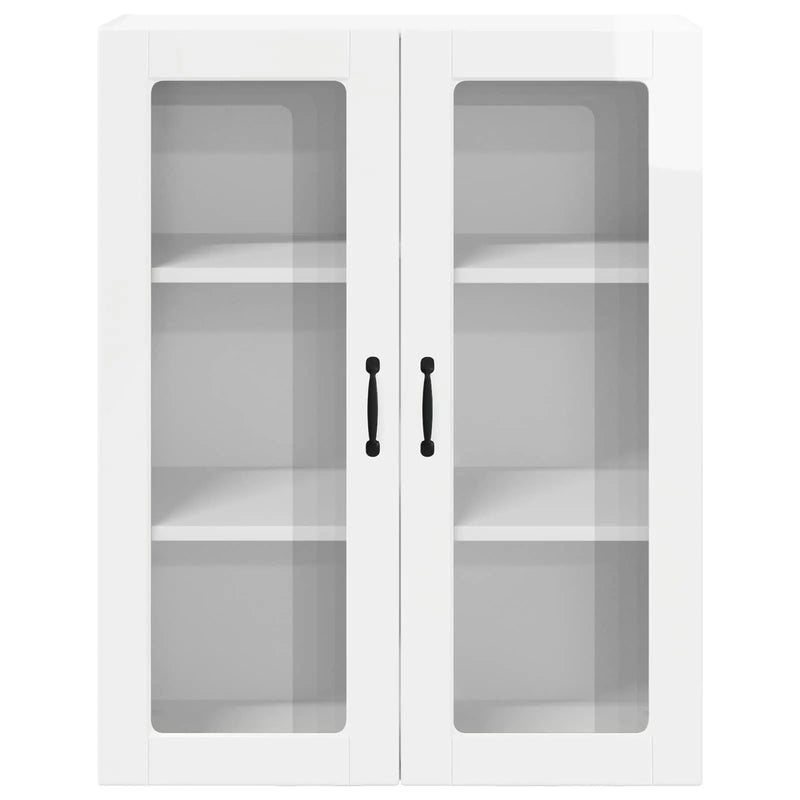 Kitchen Wall Cabinet Lucca High Gloss White 80 x 31 x 100 cm