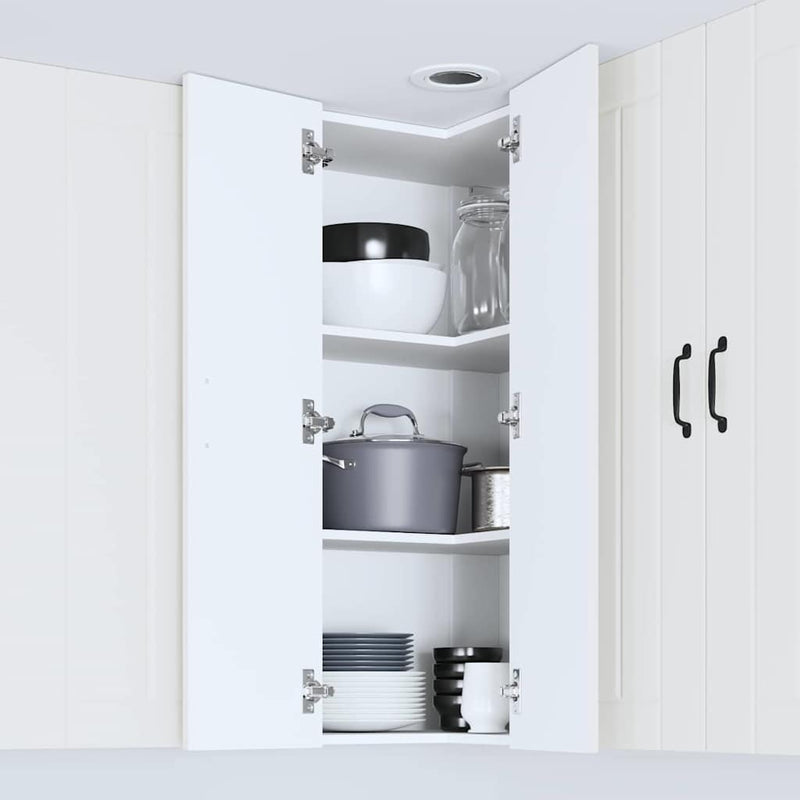 vidaXL Kitchen Cabinet White 57 x 57 x 100 cm Engineered Wood
