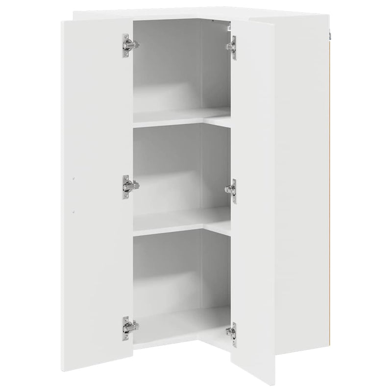 vidaXL Kitchen Cabinet White 57 x 57 x 100 cm Engineered Wood