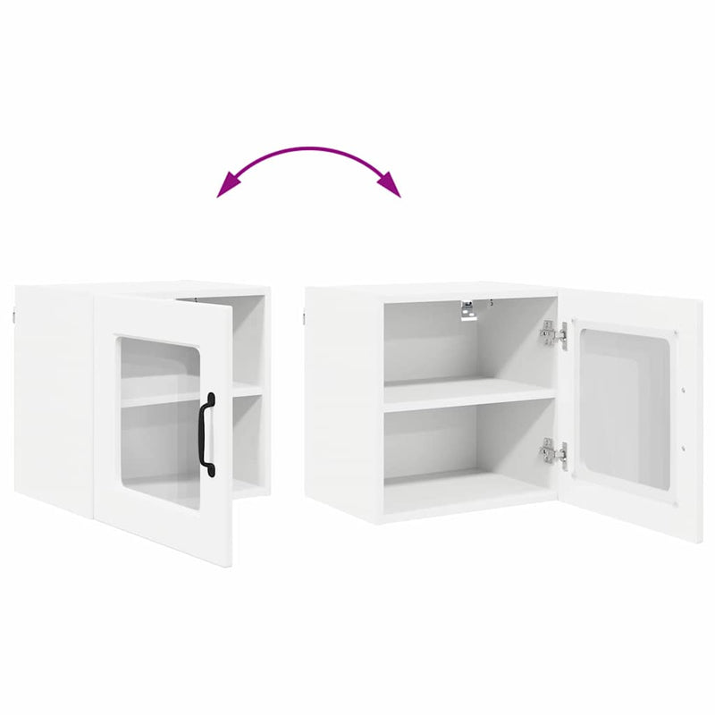 vidaXL Kitchen Cabinet with Door White 40 x 31 x 40 cm Engineered Wood