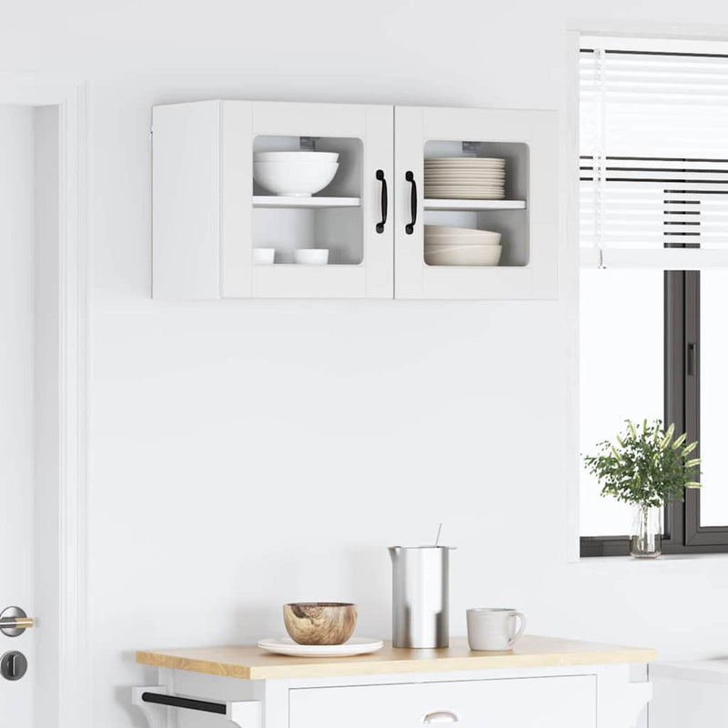 vidaXL Kitchen Cabinet 2 pcs White 40 x 31 x 40 cm Engineered Wood