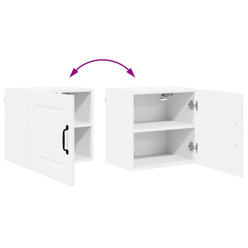 vidaXL Kitchen Cabinet with Door White 40 x 31 x 40 cm Engineered Wood