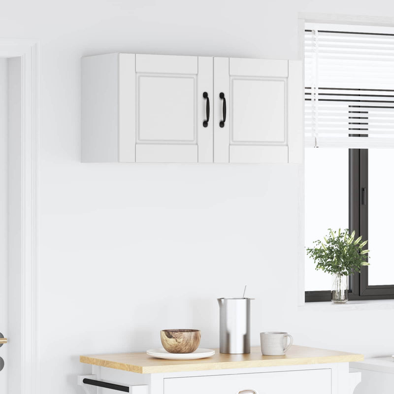 vidaXL Kitchen Cabinet 2 pcs White 40 x 31 x 40 cm Engineered Wood