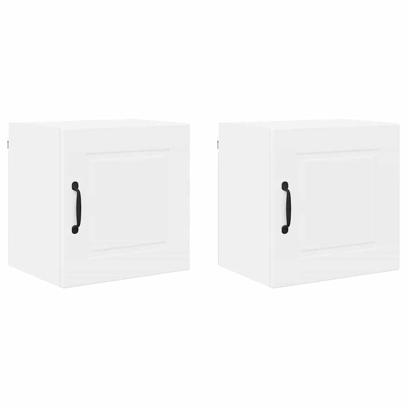 vidaXL Kitchen Cabinet 2 pcs White 40 x 31 x 40 cm Engineered Wood