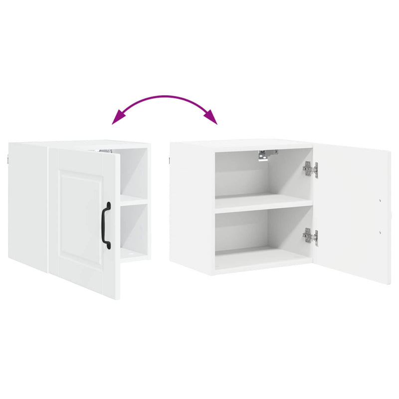 vidaXL Kitchen Cabinet 2 pcs White 40 x 31 x 40 cm Engineered Wood