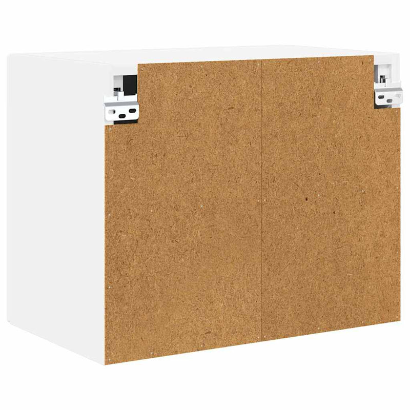 vidaXL Kitchen Cabinet with Door White 50 x 31 x 40 cm Engineered Wood