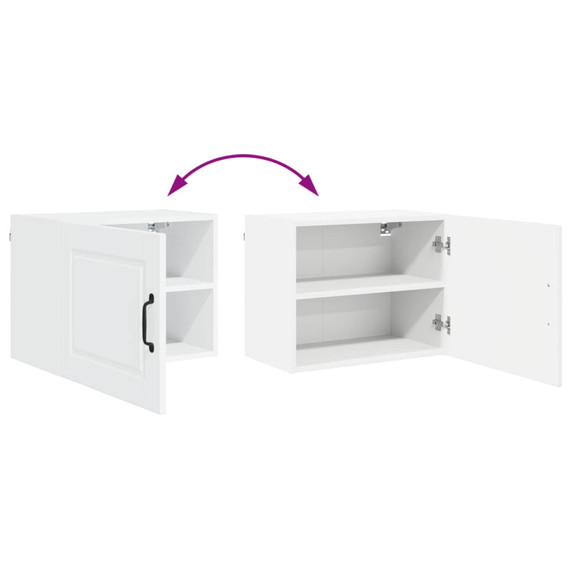 vidaXL Kitchen Cabinet with Door White 50 x 31 x 40 cm Engineered Wood