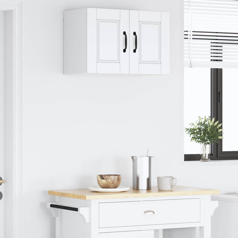 vidaXL Kitchen Cabinet with Door White 60 x 31 x 40 cm Engineered Wood