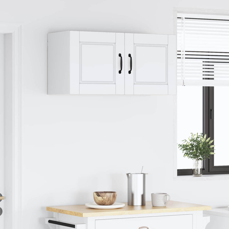 vidaXL Kitchen Cabinet with Door White 80 x 31 x 40 cm Engineered Wood
