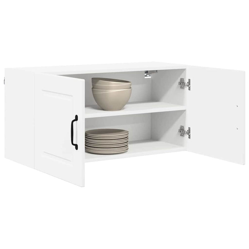 vidaXL Kitchen Cabinet with Door White 80 x 31 x 40 cm Engineered Wood