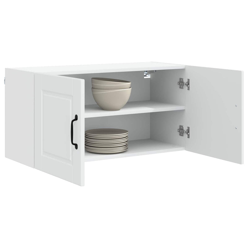 vidaXL Kitchen Cabinet with Door White 80 x 31 x 40 cm Engineered Wood