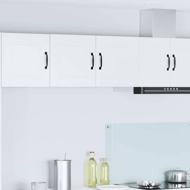 vidaXL Kitchen Cabinet with Shelf High Gloss White 80 x 31 x 40 cm