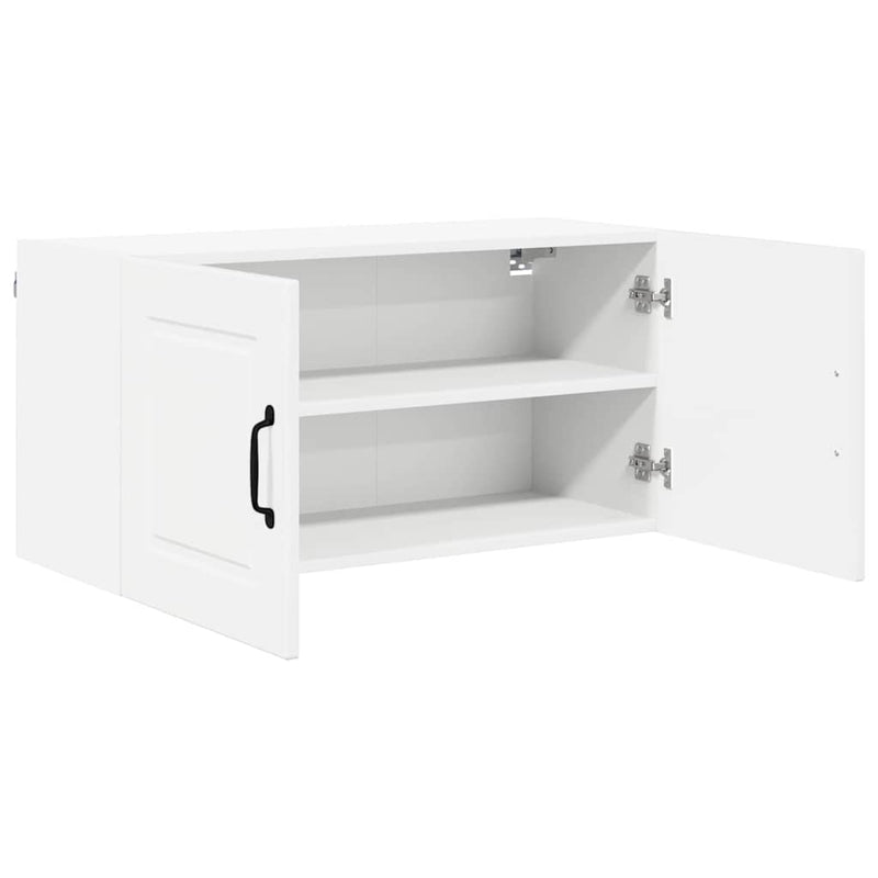 vidaXL Kitchen Cabinet with Shelf High Gloss White 80 x 31 x 40 cm