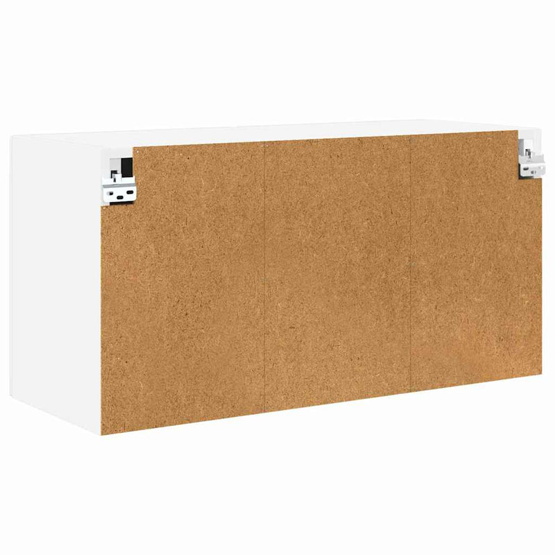 vidaXL Kitchen Cabinet with Shelf High Gloss White 80 x 31 x 40 cm