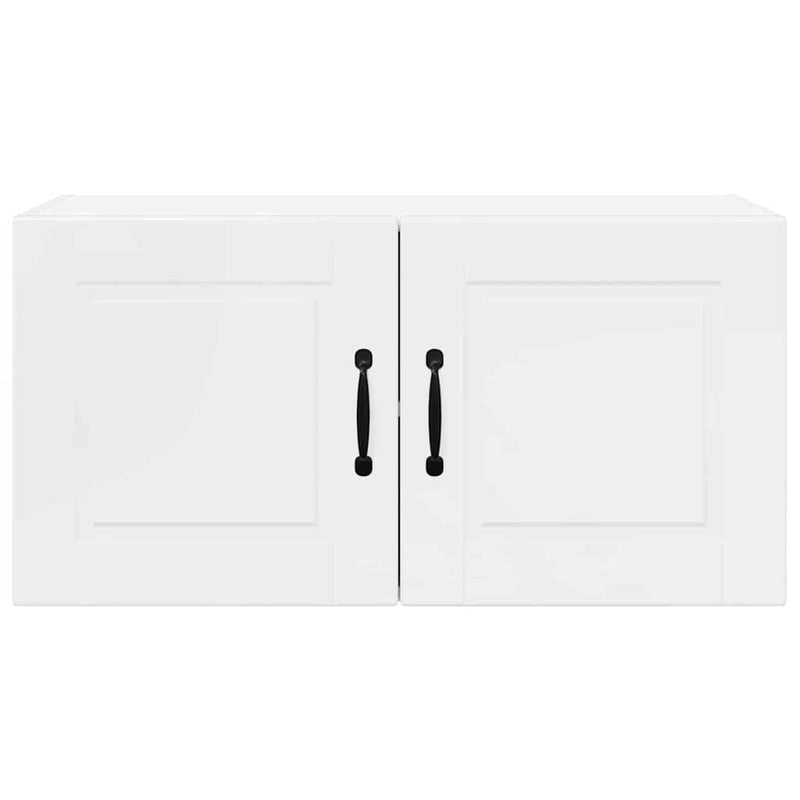 vidaXL Kitchen Cabinet with Shelf High Gloss White 80 x 31 x 40 cm