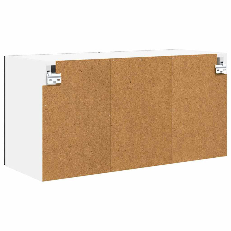 vidaXL Kitchen Cabinet with Door Black 80 x 31 x 40 cm Engineered Wood