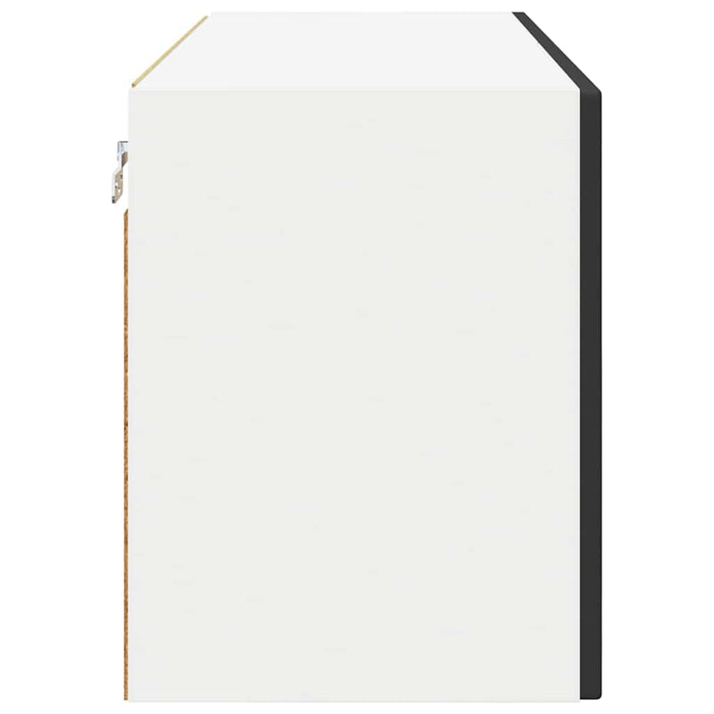 vidaXL Kitchen Cabinet with Door Black 80 x 31 x 40 cm Engineered Wood