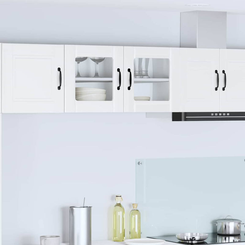 vidaXL Kitchen Cabinet with Shelf High Gloss White 80 x 31 x 40 cm