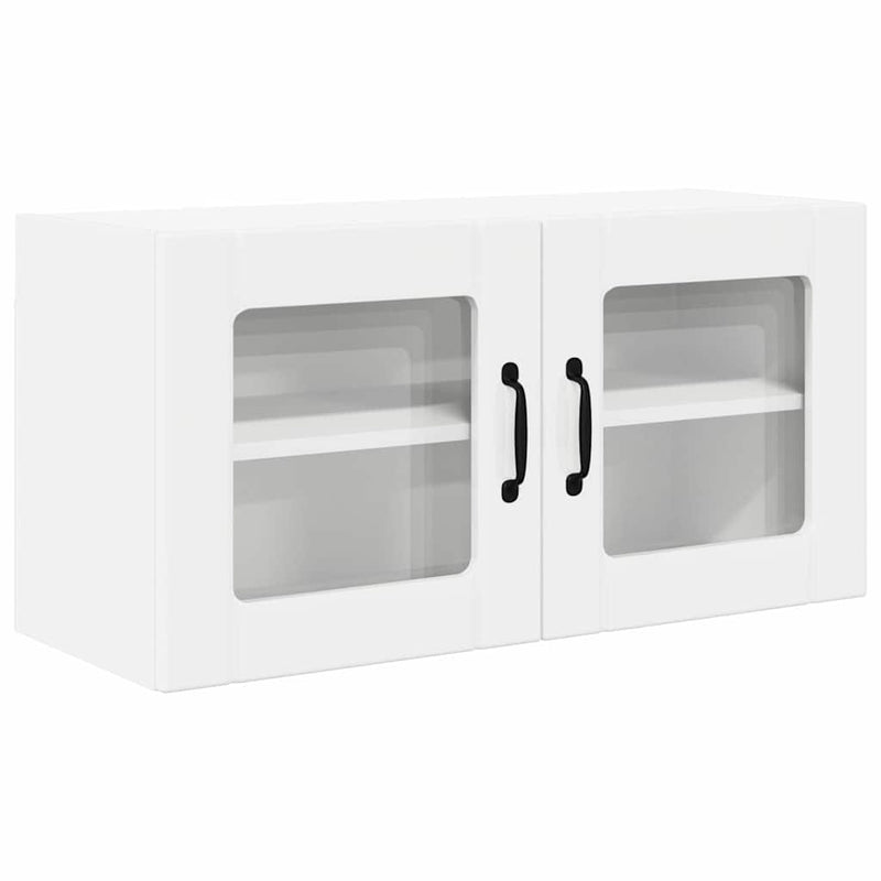 vidaXL Kitchen Cabinet with Shelf High Gloss White 80 x 31 x 40 cm