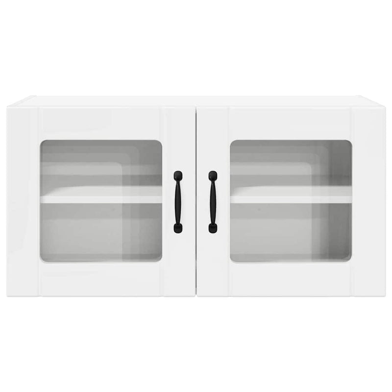 vidaXL Kitchen Cabinet with Shelf High Gloss White 80 x 31 x 40 cm