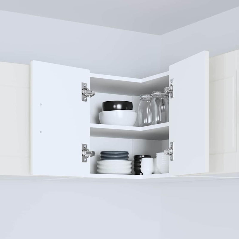 vidaXL Kitchen Cabinet with Door White 57 x 57 x 40 cm Engineered Wood