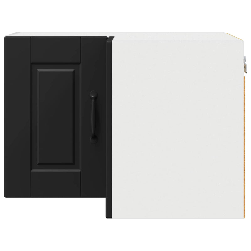 vidaXL Kitchen Cabinet with Door Black 57 x 57 x 40 cm Engineered Wood