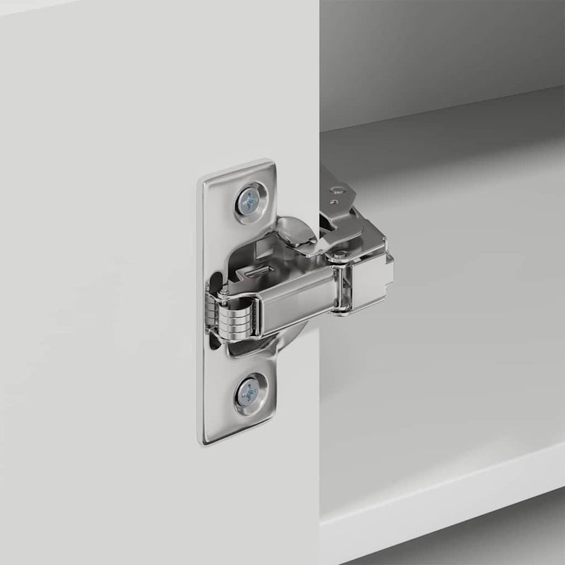 vidaXL Kitchen Cabinet with Shelf High Gloss White 57 x 57 x 40 cm