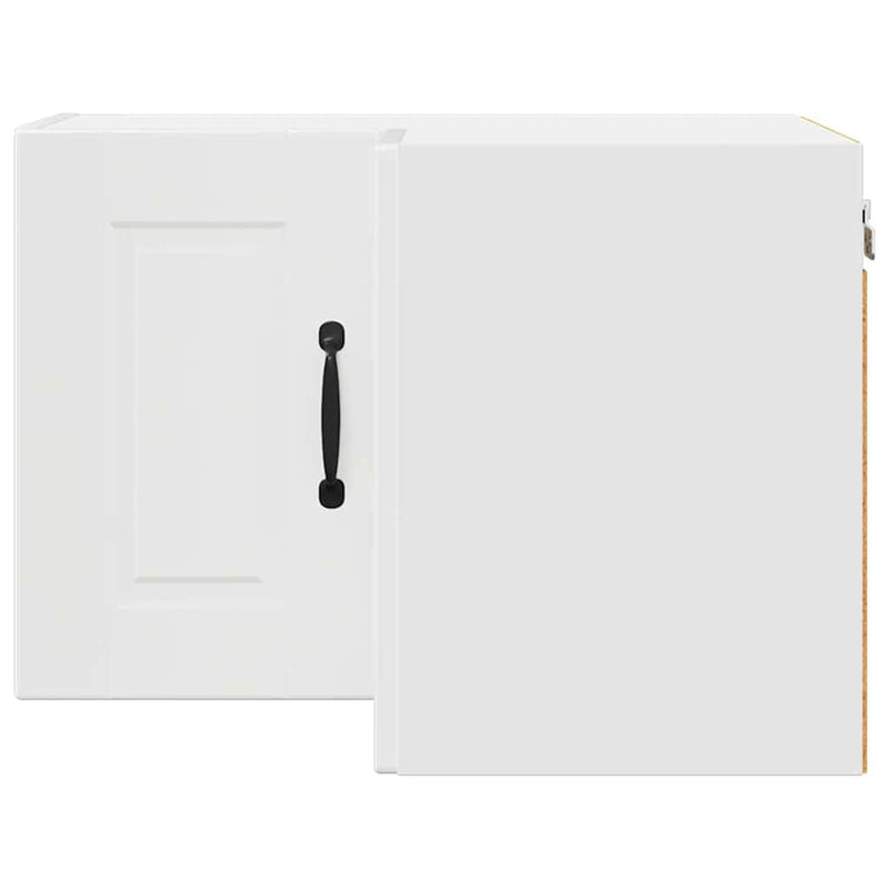 vidaXL Kitchen Cabinet with Shelf High Gloss White 57 x 57 x 40 cm
