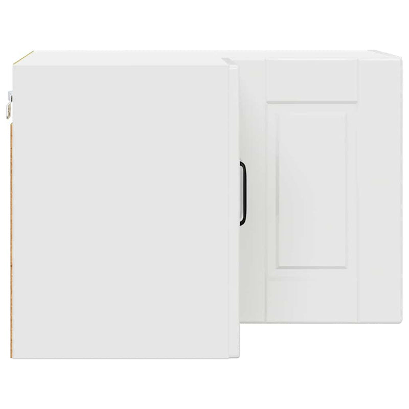 vidaXL Kitchen Cabinet with Shelf High Gloss White 57 x 57 x 40 cm