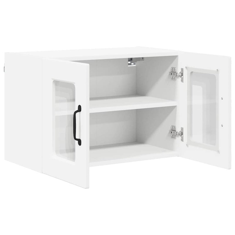 vidaXL Kitchen Cabinet 2 pcs White 60 x 31 x 40 cm Engineered Wood