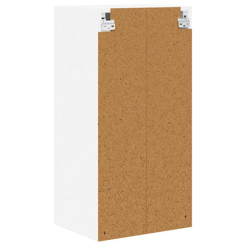 vidaXL Kitchen Cabinet 2 pcs White 40 x 31 x 80 cm Engineered Wood