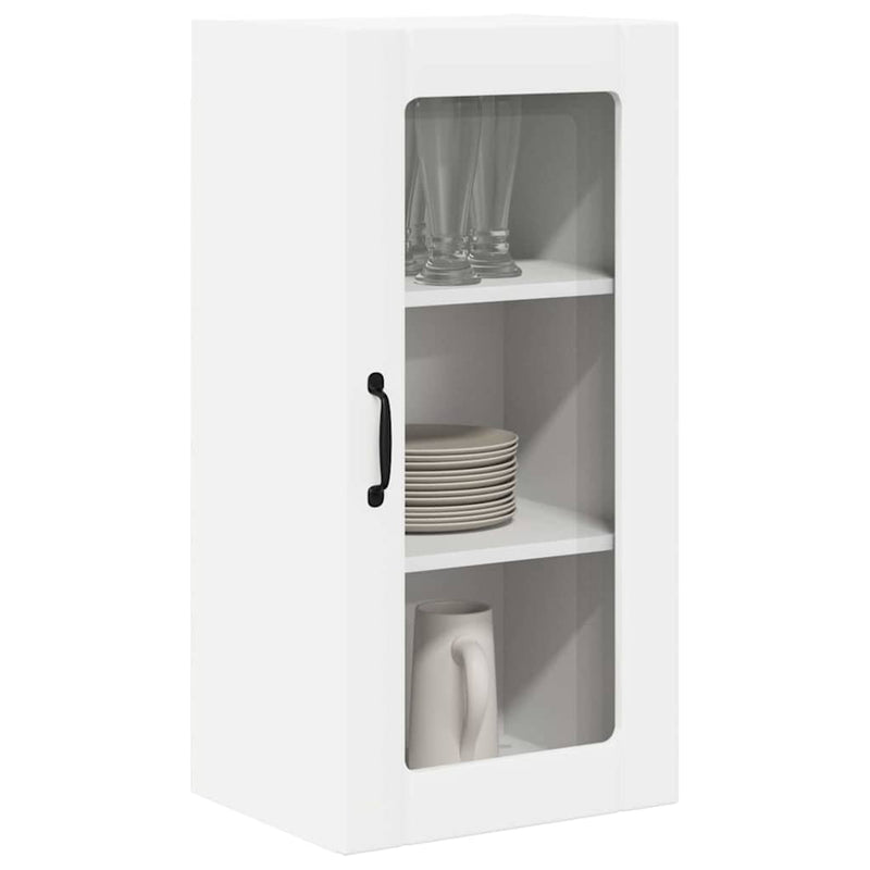 vidaXL Kitchen Cabinet 2 pcs White 40 x 31 x 80 cm Engineered Wood
