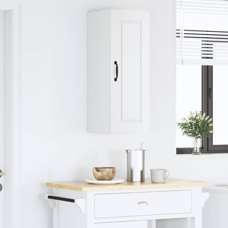 vidaXL Kitchen Cabinet with Door White 30 x 31 x 80 cm Engineered Wood