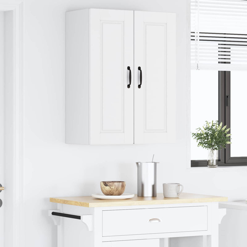 vidaXL Kitchen Cabinet 2 pcs White 30 x 31 x 80 cm Engineered Wood