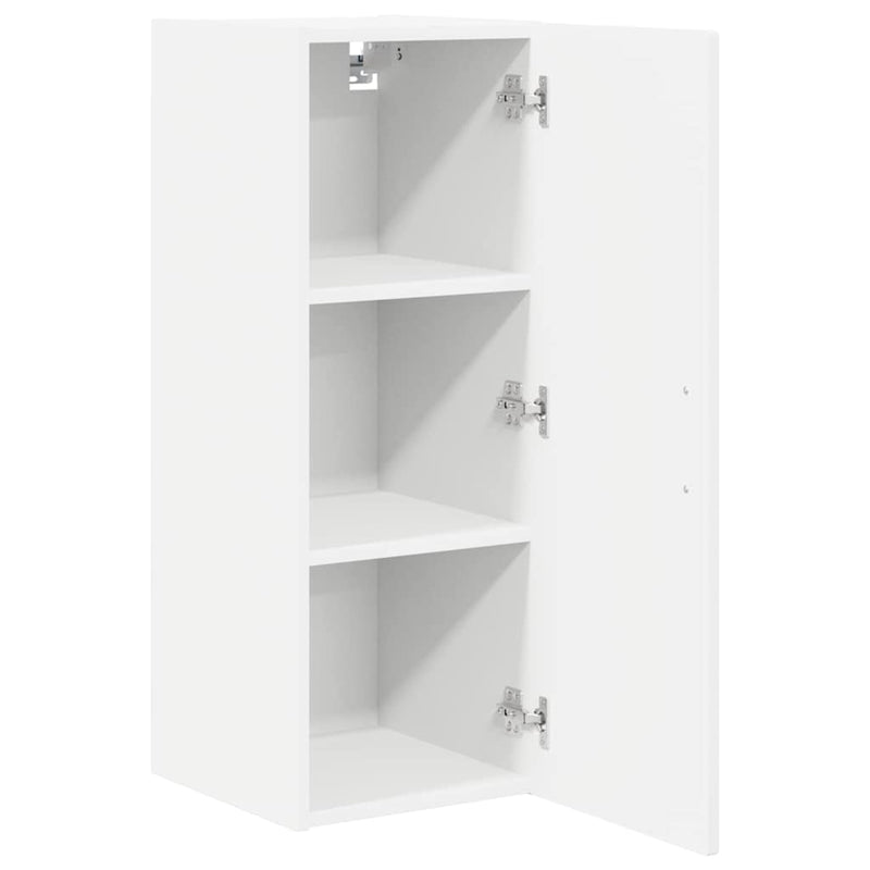 vidaXL Kitchen Cabinet 2 pcs White 30 x 31 x 80 cm Engineered Wood