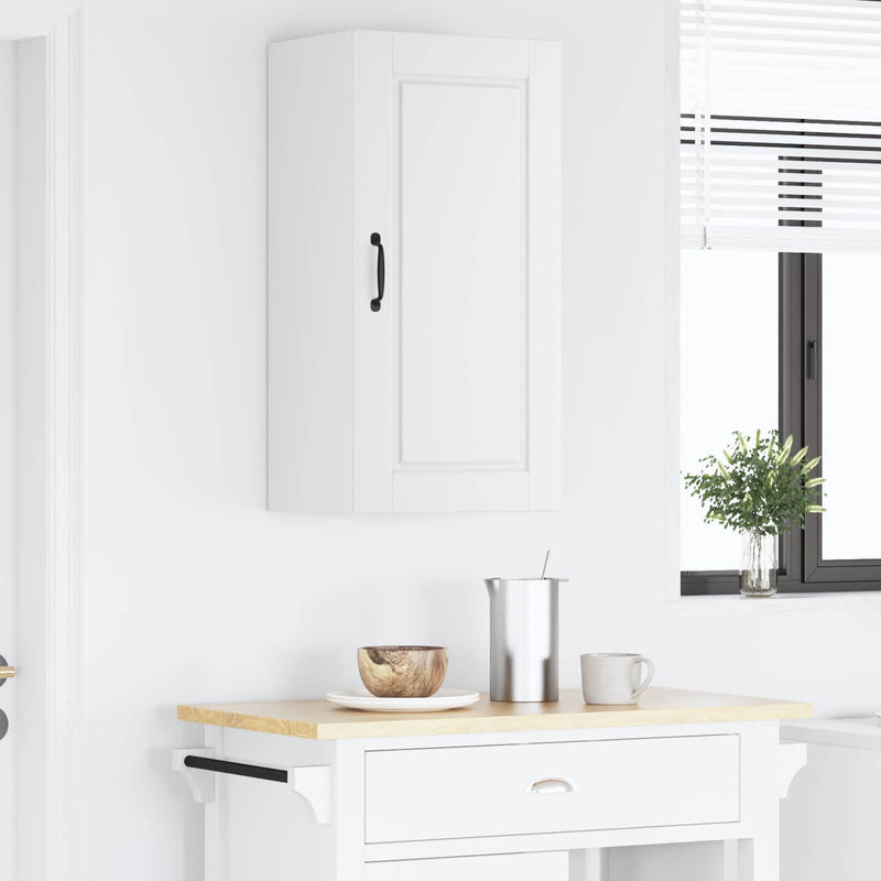 vidaXL Kitchen Cabinet with Door White 40 x 31 x 80 cm Engineered Wood