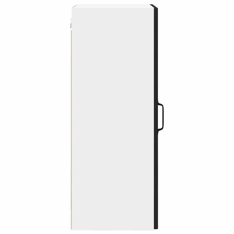vidaXL Kitchen Cabinet with Door Black 40 x 31 x 80 cm Engineered Wood