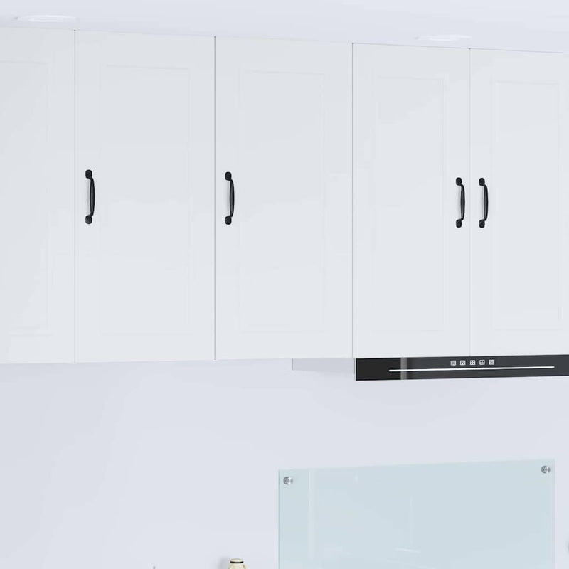 vidaXL Kitchen Cabinet with Shelf High Gloss White 40 x 31 x 80 cm