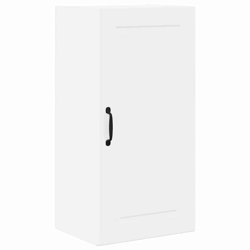 vidaXL Kitchen Cabinet with Shelf High Gloss White 40 x 31 x 80 cm