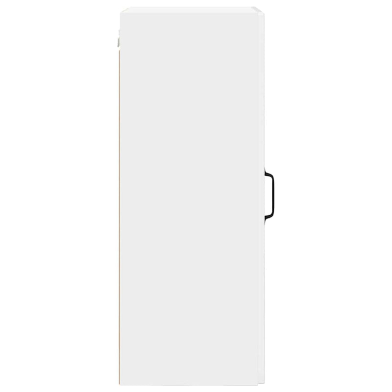 vidaXL Kitchen Cabinet with Shelf High Gloss White 40 x 31 x 80 cm