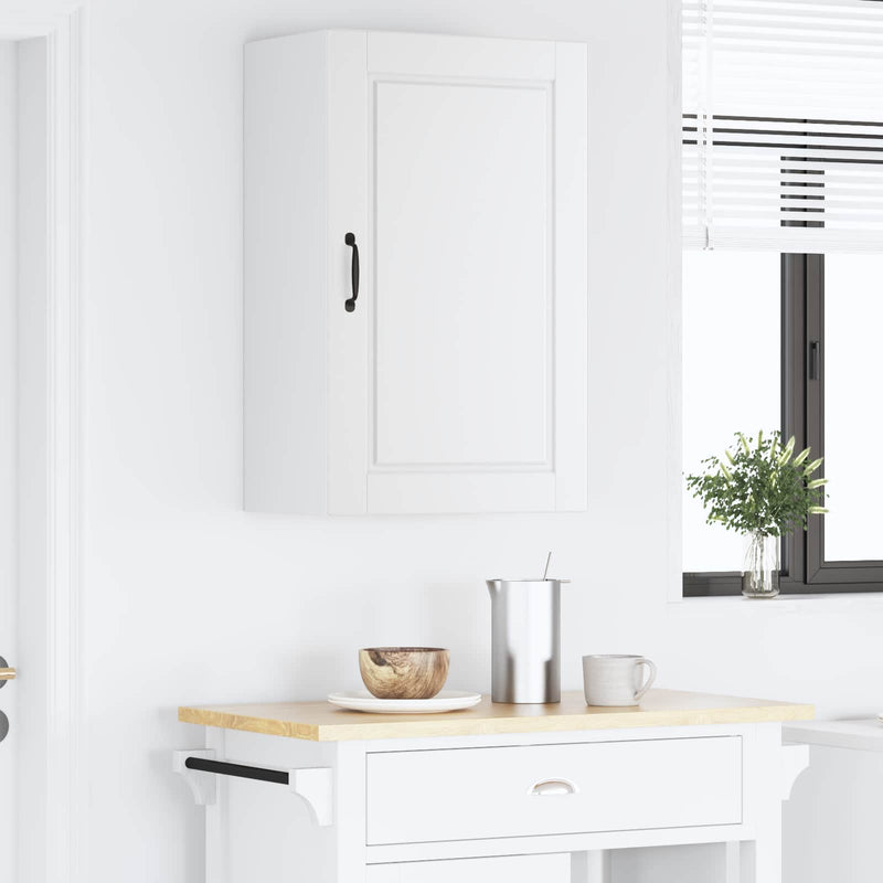 vidaXL Kitchen Cabinet with Door White 50 x 31 x 80 cm Engineered Wood