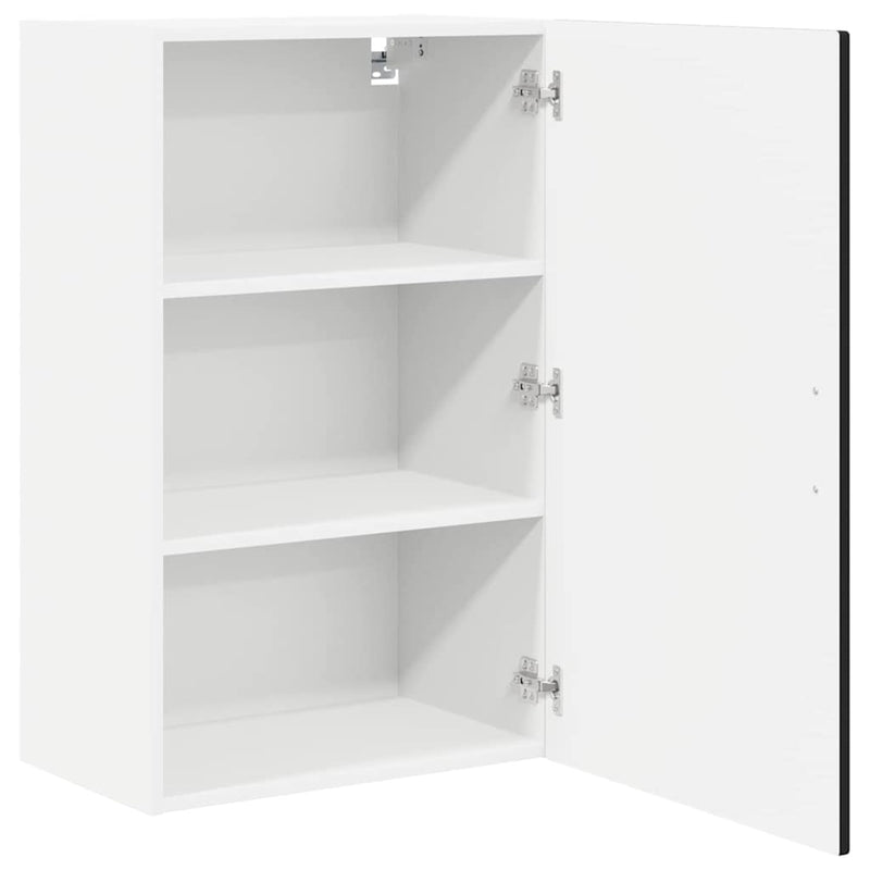 vidaXL Kitchen Cabinet with Door Black 50 x 31 x 80 cm Engineered Wood
