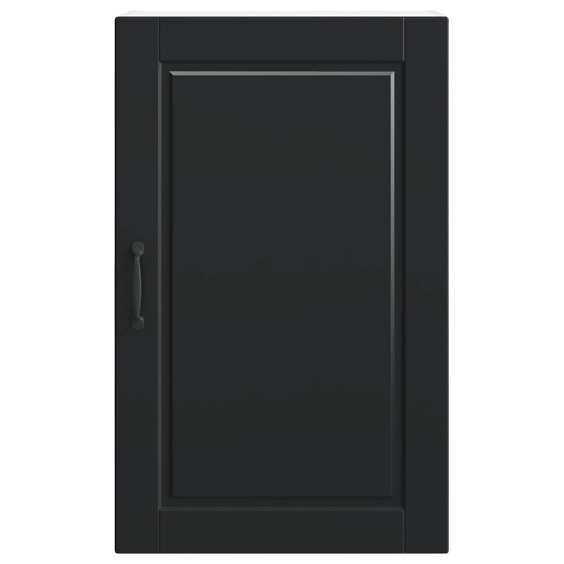 vidaXL Kitchen Cabinet with Door Black 50 x 31 x 80 cm Engineered Wood