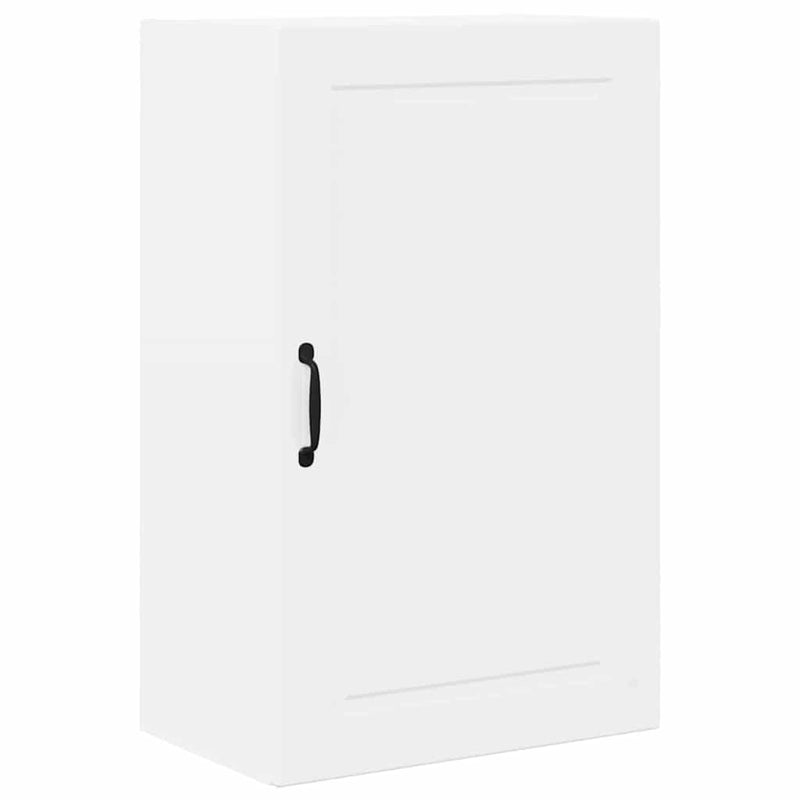 vidaXL Kitchen Cabinet with Shelf High Gloss White 50 x 31 x 80 cm