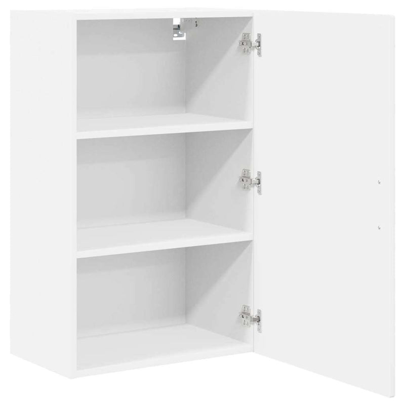 vidaXL Kitchen Cabinet with Shelf High Gloss White 50 x 31 x 80 cm