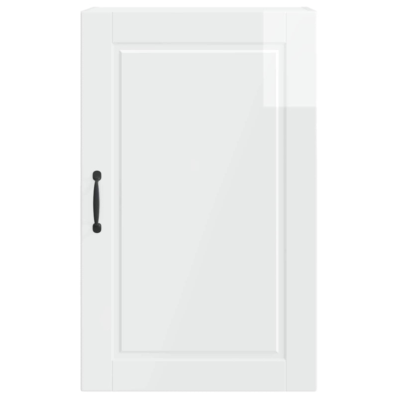 vidaXL Kitchen Cabinet with Shelf High Gloss White 50 x 31 x 80 cm